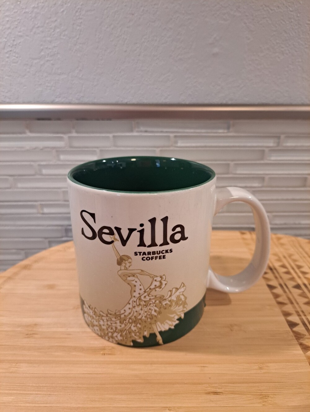 Starbucks Global Icon Sevilla Mug- 16 oz - USED -Made in Thailand